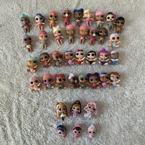 LOL Surprise Little Lil Sisters Dolls 40 Pcs Lot  MGA  Mini Dolls Bundle